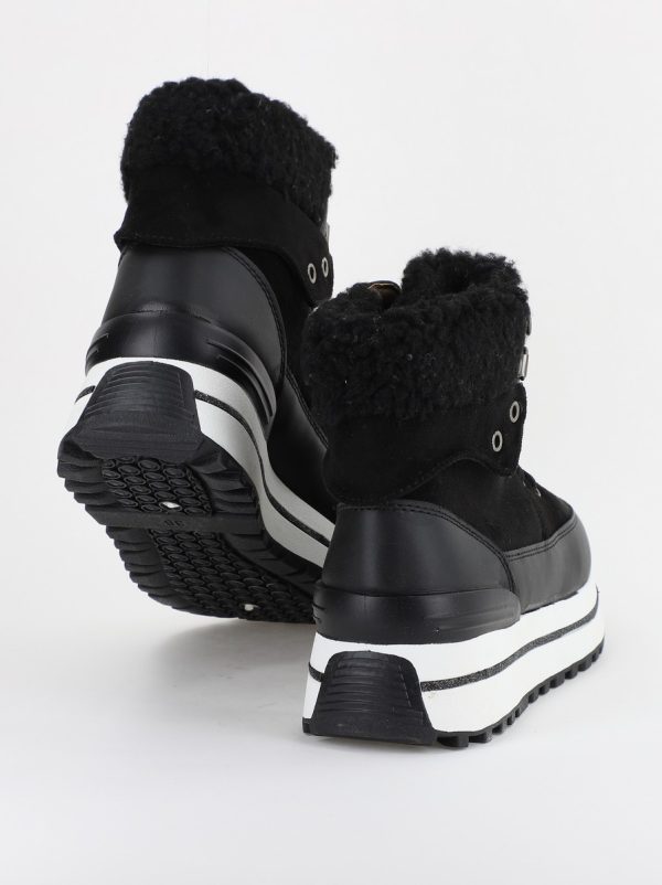 Pantofi sport dama inalti cu blanita Negri(BS101Q2310142) 123