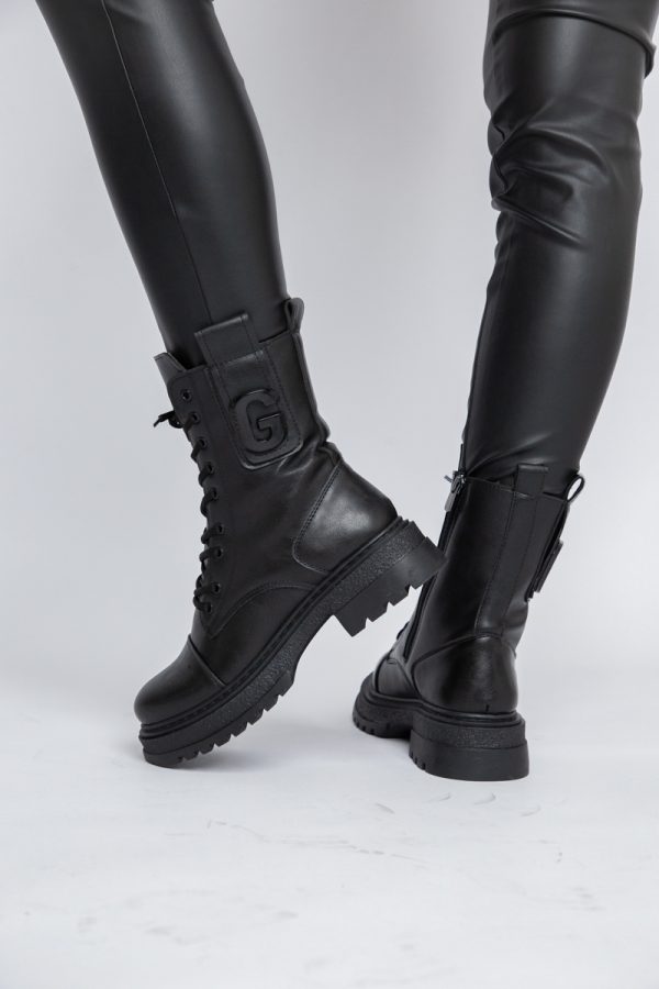Ghete Dana cu Talpa Groasa Piele Ecologica Negre (BS7010BT2312010) 123