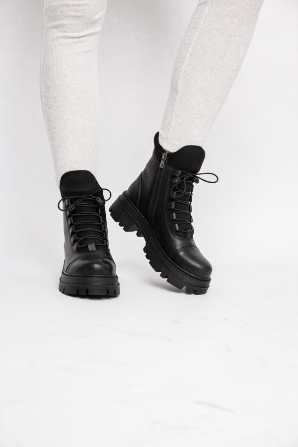 Ghete Damă piele ecologică Negre (BS597yBT2312040) 123