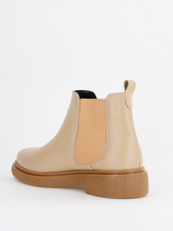 Ghete Damă cu elastic Piele Ecologică culoare Bej BS1032BT23120389 124