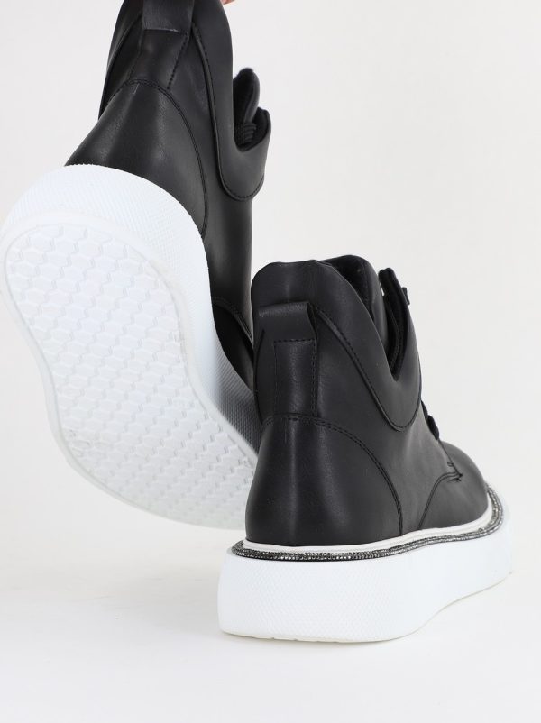 Ghete Damă piele ecologică Negre (BS60BT2312044) 122