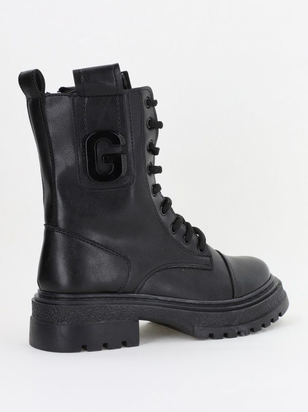 Ghete Dana cu Talpa Groasa Piele Ecologica Negre (BS7010BT2312010) 120