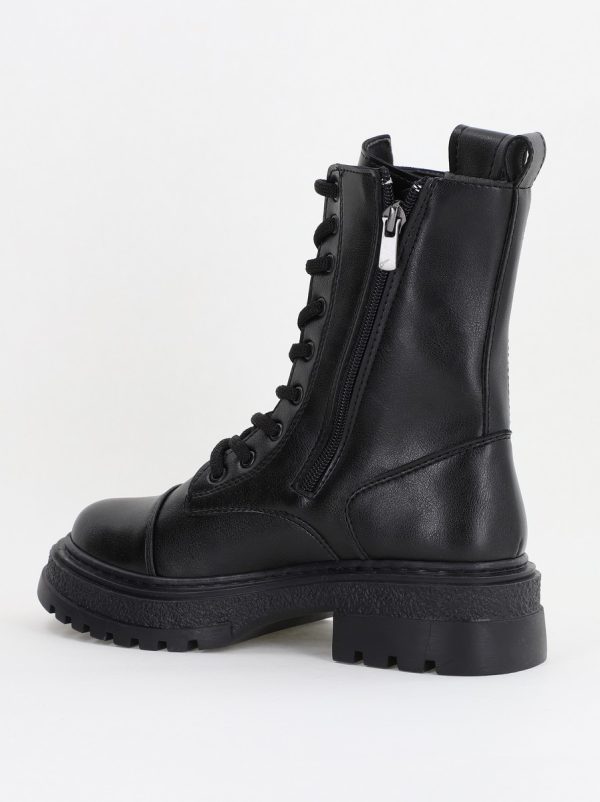 Ghete Dana cu Talpa Groasa Piele Ecologica Negre (BS7010BT2312010) 124