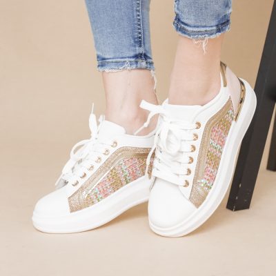 Pantofi damă sport casual piele ecologică color (BS329EV2401642)