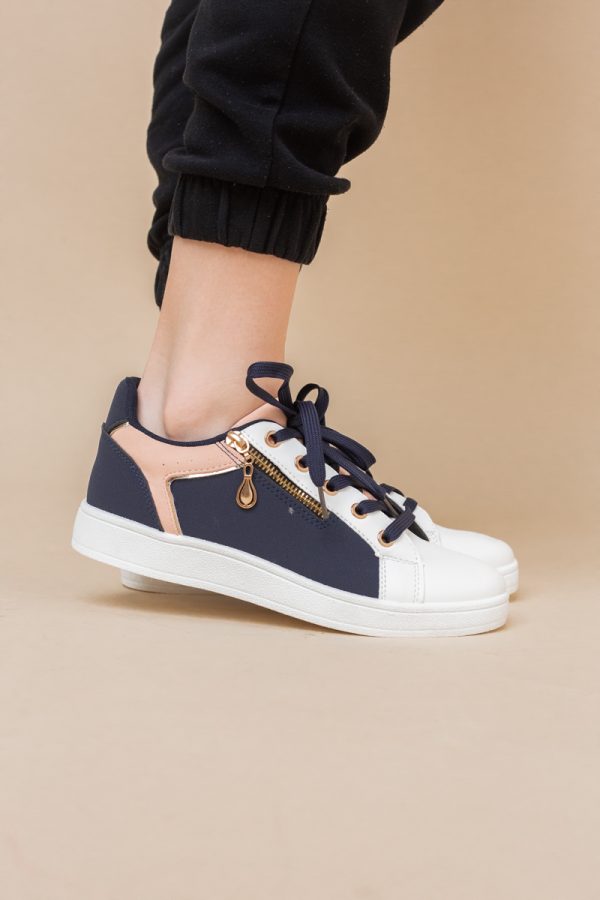 Pantofi damă sport casual piele ecologică Bleumarin (BS292EV2401660) 121