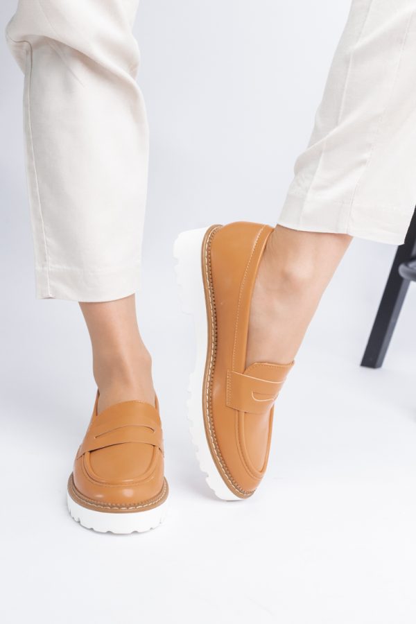 Mocasini damă casual piele ecologică Maro (BS1722G2401662) 119