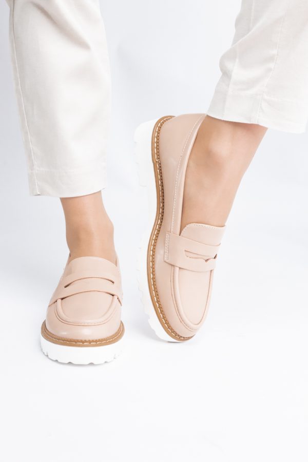 Mocasini damă casual piele ecologică Bej (BS1722G2401663) 119