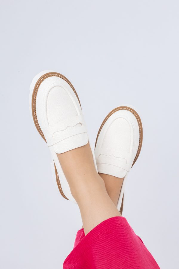 Mocasini damă casual piele ecologică aspect denim Bej (BS1720G2401672) 121