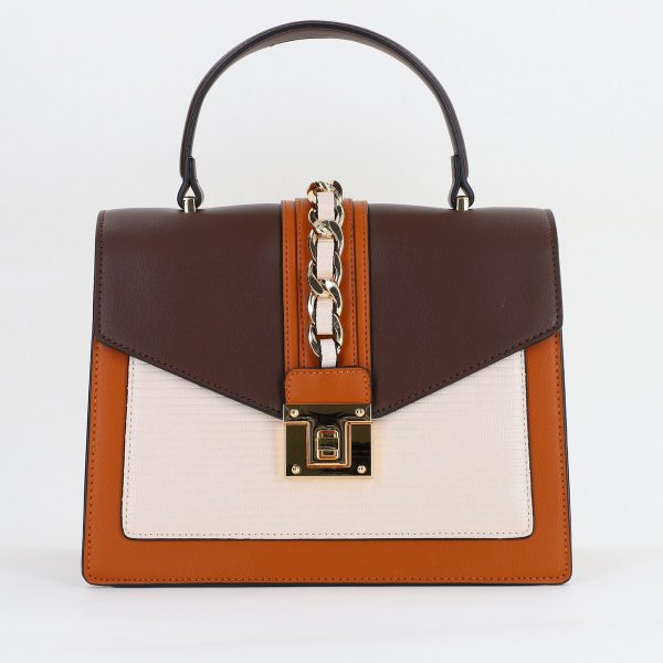 Geantă damă Casual de mână din piele ecologică Maro/Cafeniu TomEva(BS8012TE2401011) 122