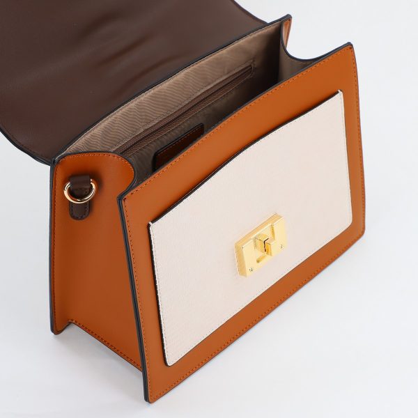 Geantă damă Casual de mână din piele ecologică Maro/Cafeniu TomEva(BS8012TE2401011) 124