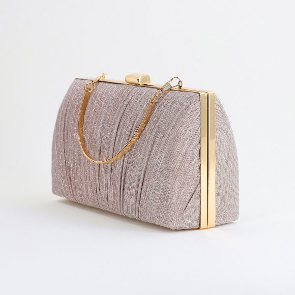 Geantă Clutch Dama pentru Evenimente speciale de Umar Champagne (BS89001HF2401026) 122