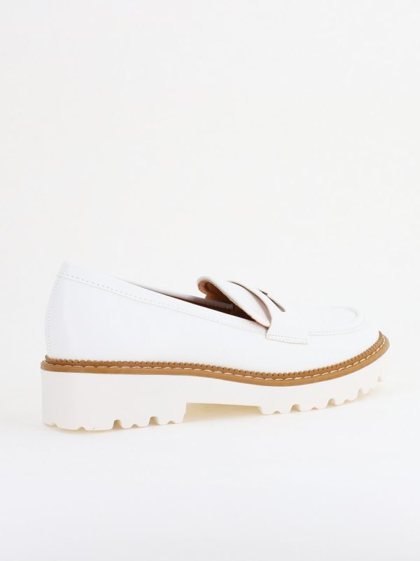 Mocasini damă casual piele ecologică Alb (BS1722G2401664) 126