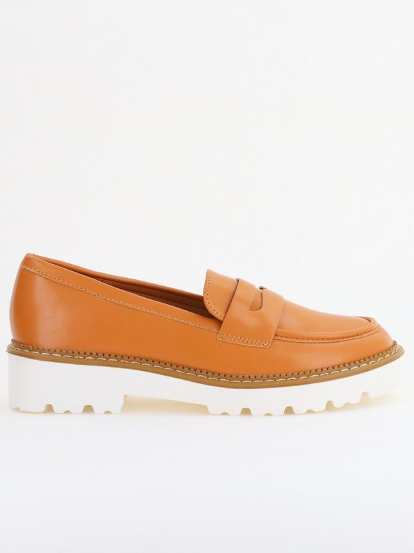 Mocasini damă casual piele ecologică Maro (BS1722G2401662) 124