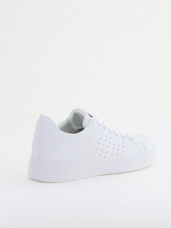 Pantofi damă sport casual piele ecologică Alb (BS311EV2401654) 124