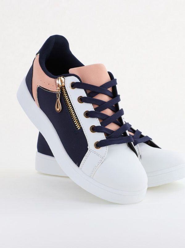 Pantofi damă sport casual piele ecologică Bleumarin (BS292EV2401660) 122