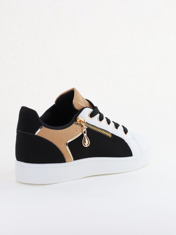 Pantofi damă sport casual piele ecologică Negru (BS292EV2401659) 125