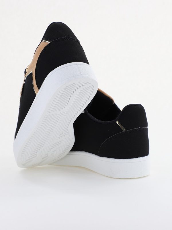 Pantofi damă sport casual piele ecologică Negru (BS292EV2401659) 120