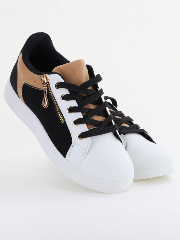 Pantofi damă sport casual piele ecologică Negru (BS292EV2401659) 122