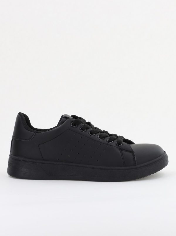 Pantofi damă sport casual piele ecologică Negru (BS311EV2401653) 122