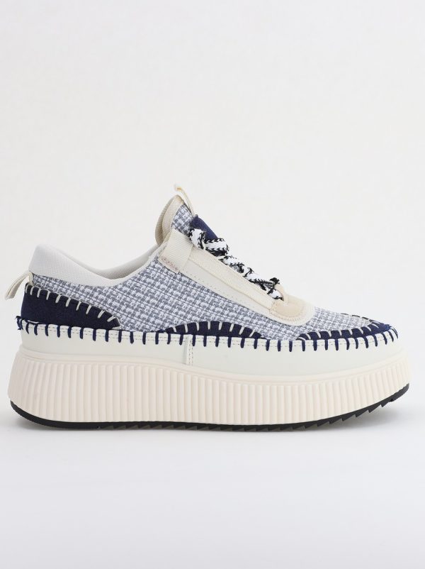 Pantofi damă sport piele ecologică si textil Bleumarin Bej (BS288EV2401636) 120