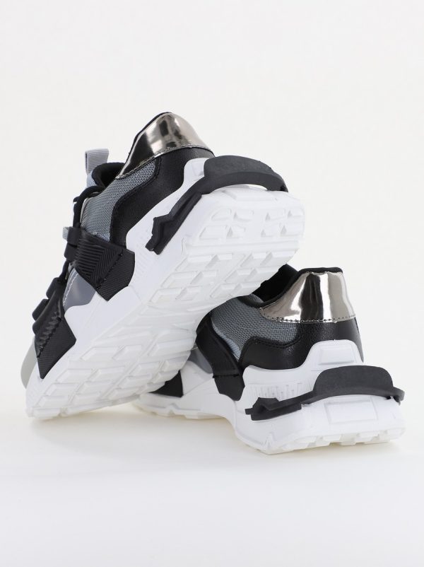 Pantofi sport damă cu elemente design reflectorizante Gri (BS302EV2401621) 120