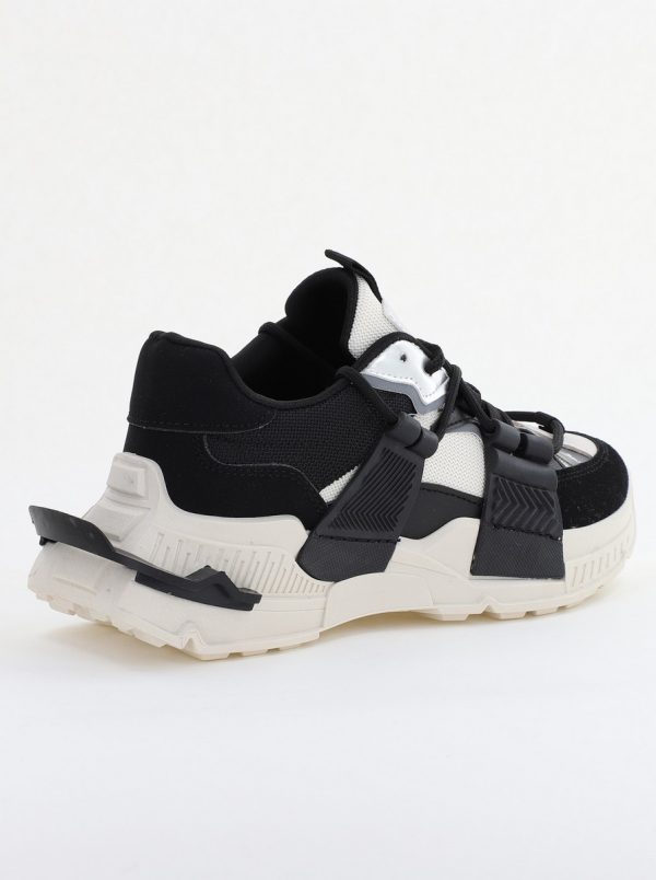 Pantofi sport damă cu elemente design reflectorizante Negru (BS302EV2401625) 126