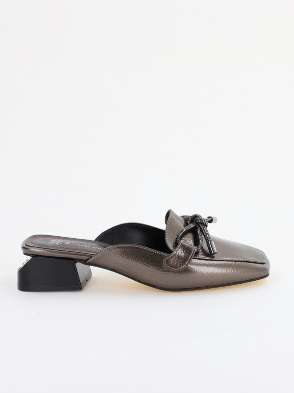 Saboti Toc Jos Eleganti Piele Ecologica Platina Lucios (BS415TR2401538) 119