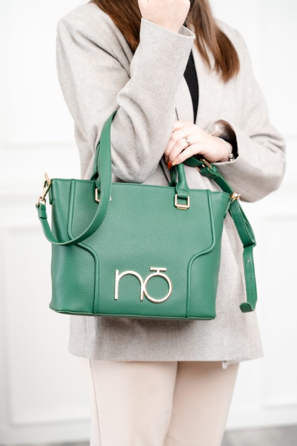 Geanta damă Shopper dreptunghiulară piele ecologică Verde Nobo NBAG-R0680-C008 119