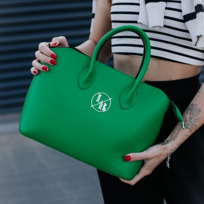 Geantă damă casual piele ecologică Verde Laura Biaggi BS59JS2402203