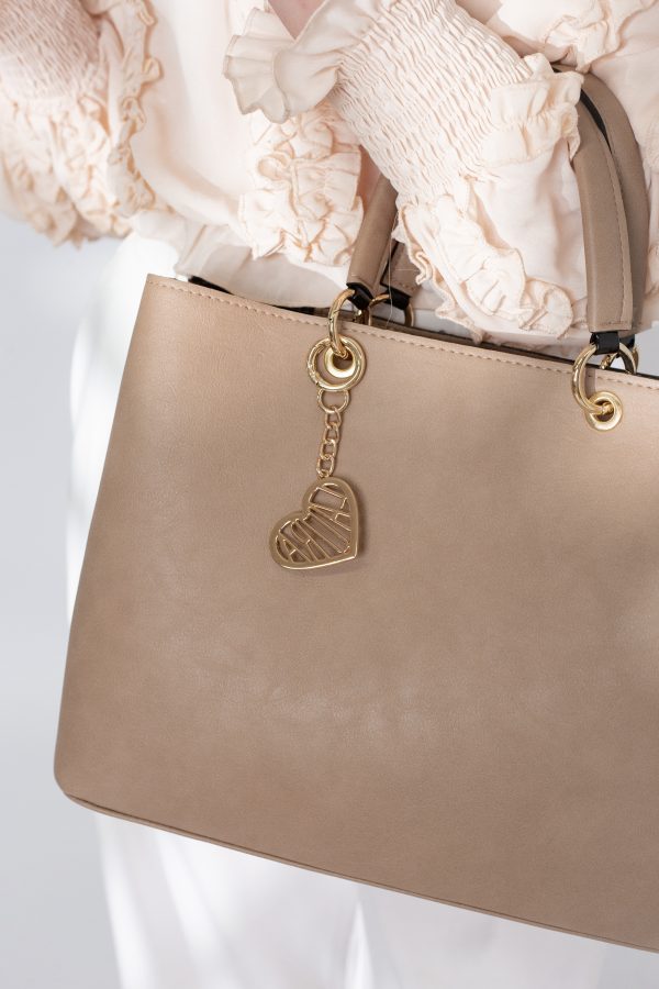Geantă damă casual piele ecologică Taupe Laura Biaggi BS295JS2402210 123