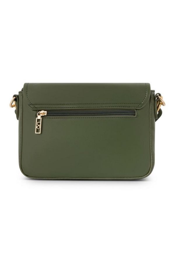 Geanta crossbody cu lanț decorativ Verde Nobo NBAG-R0570-C008 120