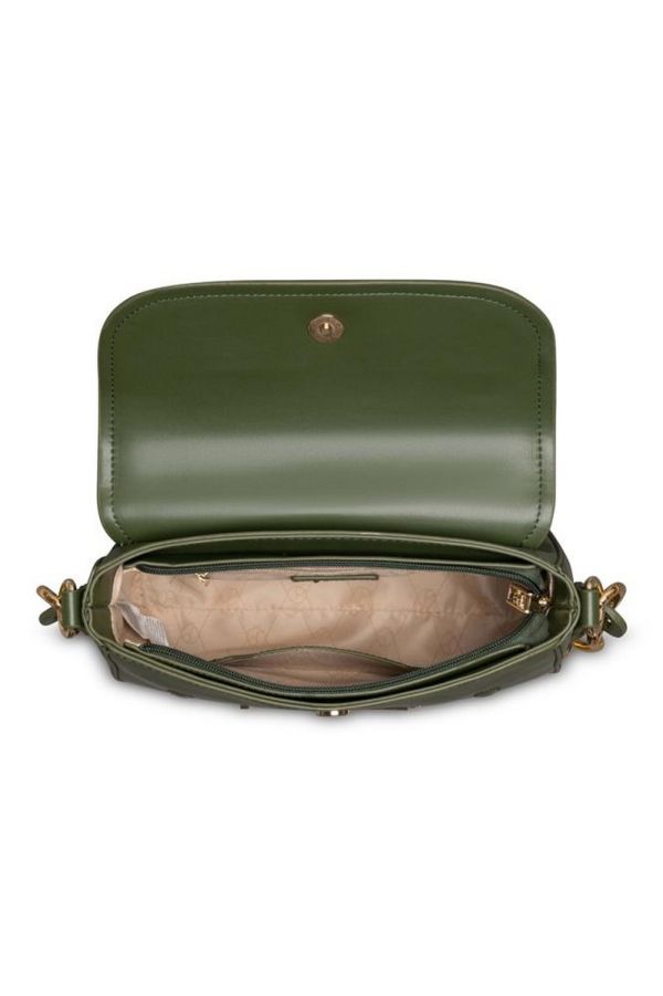 Geanta crossbody cu lanț decorativ Verde Nobo NBAG-R0570-C008 122