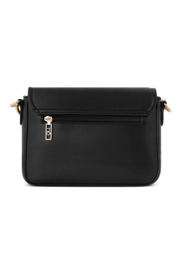 Geanta crossbody cu lanț decorativ Neagră Nobo NBAG-R0570-C020 122