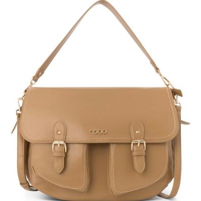 Maxi Geanta Crossbody în stil vintage culoare bej Nobo NBAG-R0600-C015