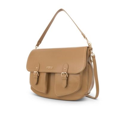 Maxi Geanta Crossbody în stil vintage culoare bej Nobo NBAG-R0600-C015