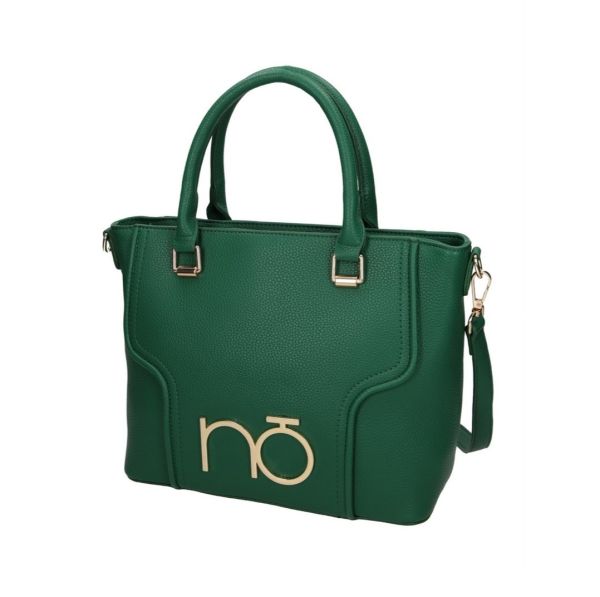 Geanta de Mana - Geanta damă Shopper dreptunghiulară piele ecologică Verde Nobo NBAG-R0680-C008
