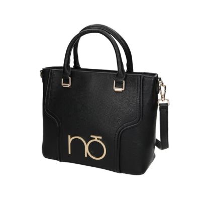 Geanta damă Shopper dreptunghiulară piele ecologică Neagră Nobo NBAG-R0680-C020