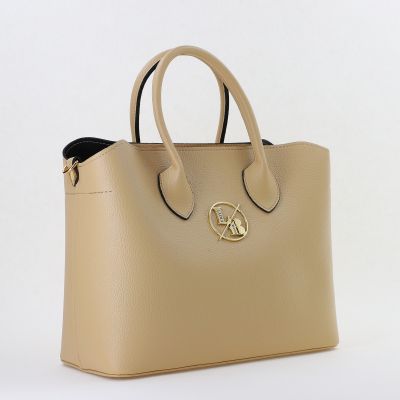 Geantă damă casual piele ecologică Bej închis Laura Biaggi BS59JS2402204