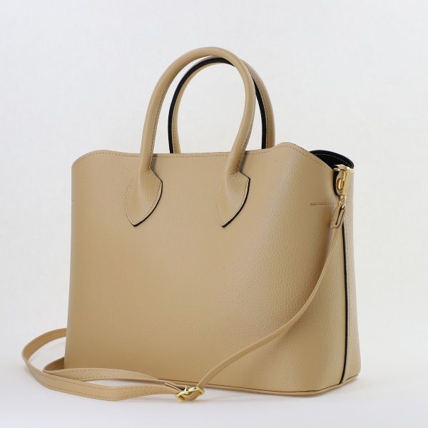 Geantă damă casual piele ecologică Bej închis Laura Biaggi BS59JS2402204 120