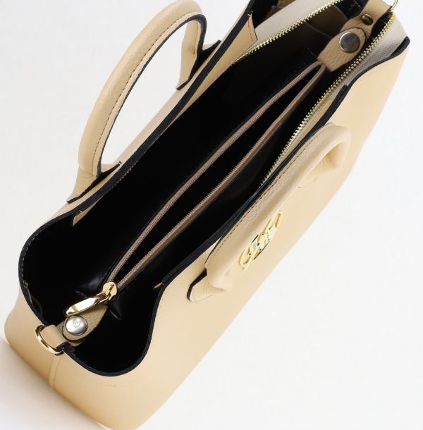 Geantă damă casual piele ecologică Bej închis Laura Biaggi BS59JS2402204 122