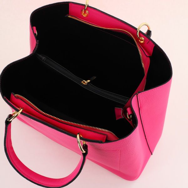 Geantă damă casual piele ecologică Fuchsia Laura Biaggi BS295JS2402212 121