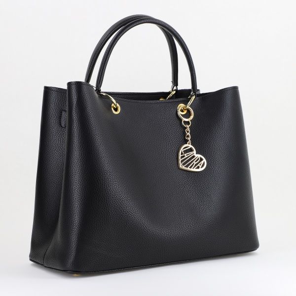 Geantă damă casual piele ecologică  Negru mat Laura Biaggi BS295JS2402214 119