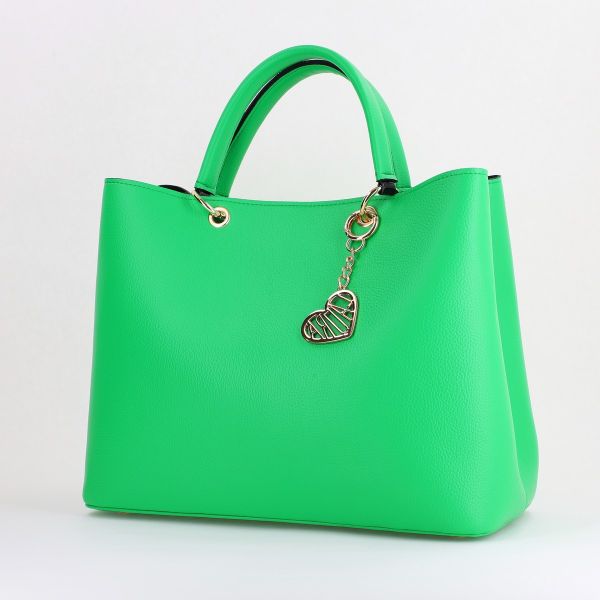 Geanta Casual Dama - Geantă damă casual piele ecologică  Verde Laura Biaggi BS295JS2402215