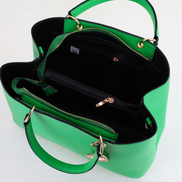 Geantă damă casual piele ecologică  Verde Laura Biaggi BS295JS2402215 123