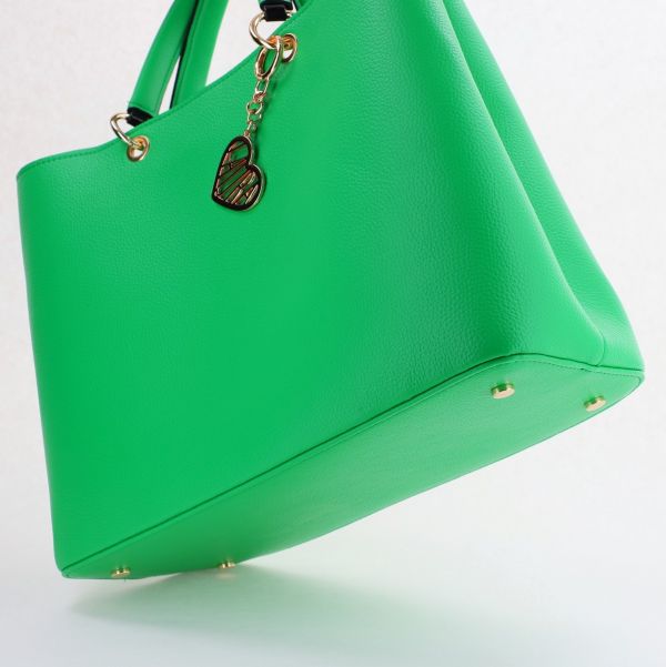 Geantă damă casual piele ecologică  Verde Laura Biaggi BS295JS2402215 124