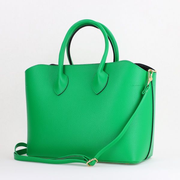 Geantă damă casual piele ecologică Verde Laura Biaggi BS59JS2402203 122