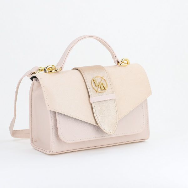 Posete Dama - Poseta casual femei din piele ecologică Bej Laura Biaggi BS329P2402230