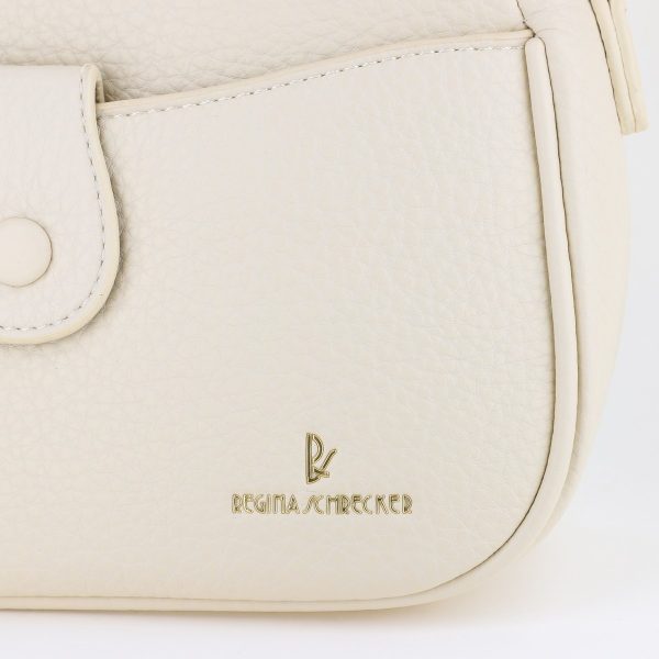 Poșetă Dama Casual de Umar din Piele Ecologică Crem Regina Schrecker BS3764RS2402001 120