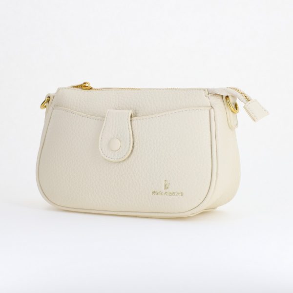 Geanta Umar Dama Casual - Poșetă Dama Casual de Umar din Piele Ecologică Crem Regina Schrecker BS3764RS2402001