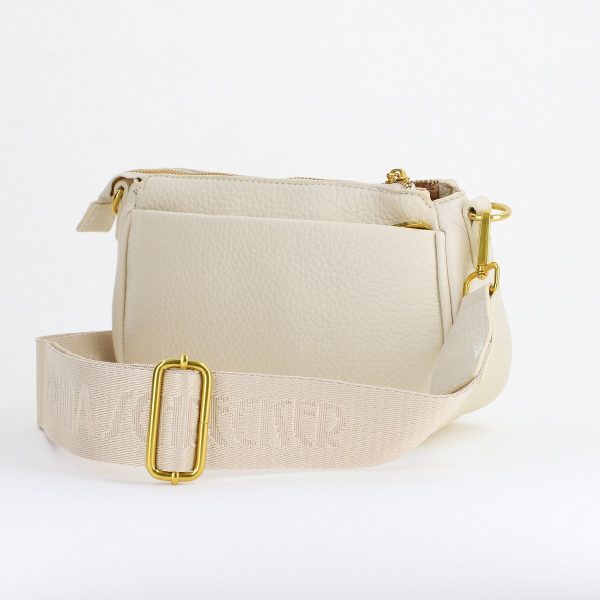 Poșetă Dama Casual de Umar din Piele Ecologică Crem Regina Schrecker BS3764RS2402001 125